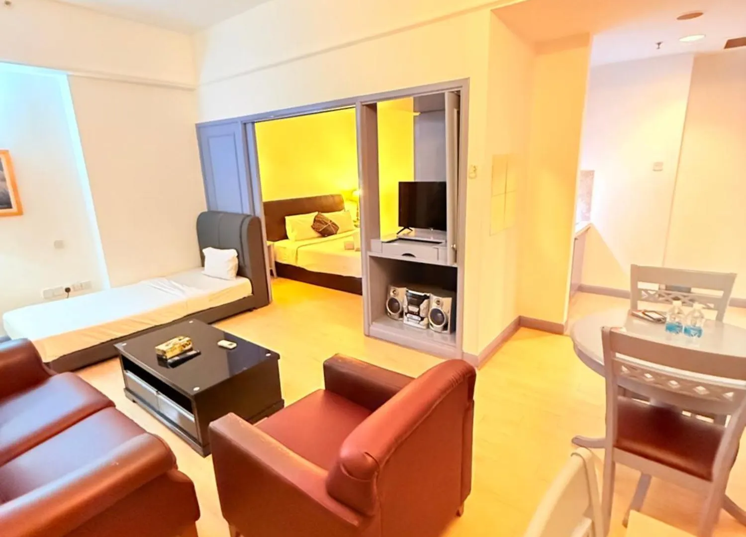아파트 Go Daily Service Suites Time Square Kl 쿠알라룸푸르 말레이시아
