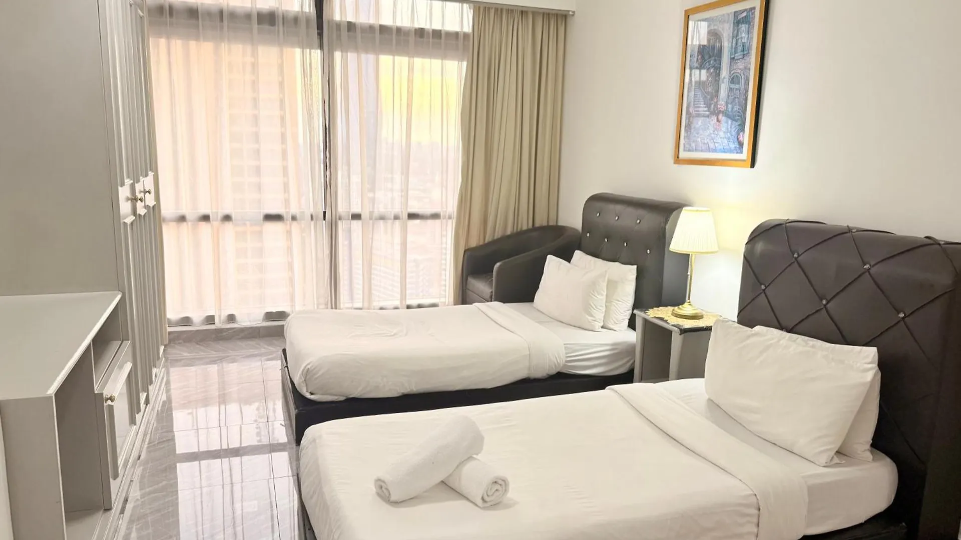 아파트 Go Daily Service Suites Time Square Kl 쿠알라룸푸르 말레이시아